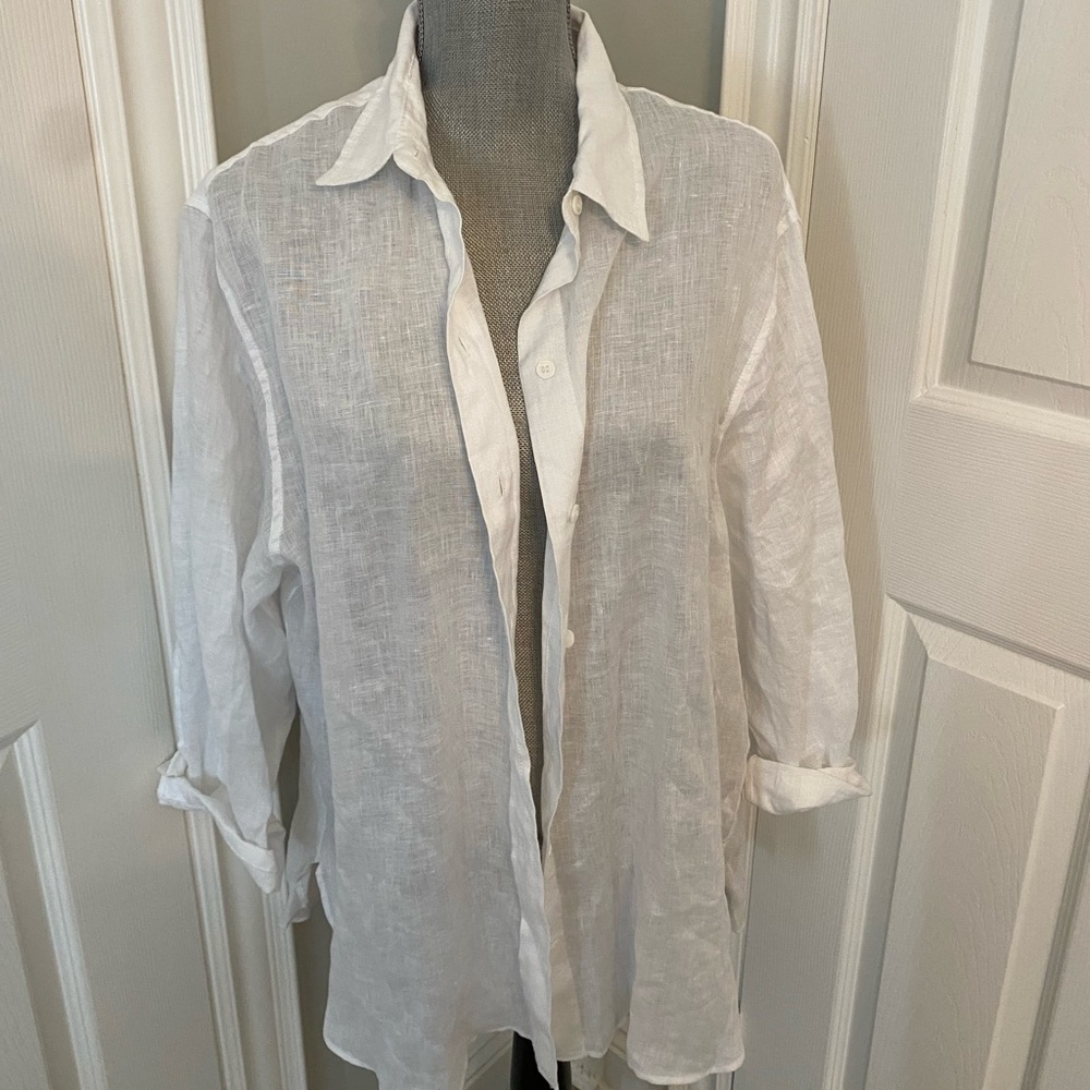 Zara linen blouse (over sized)